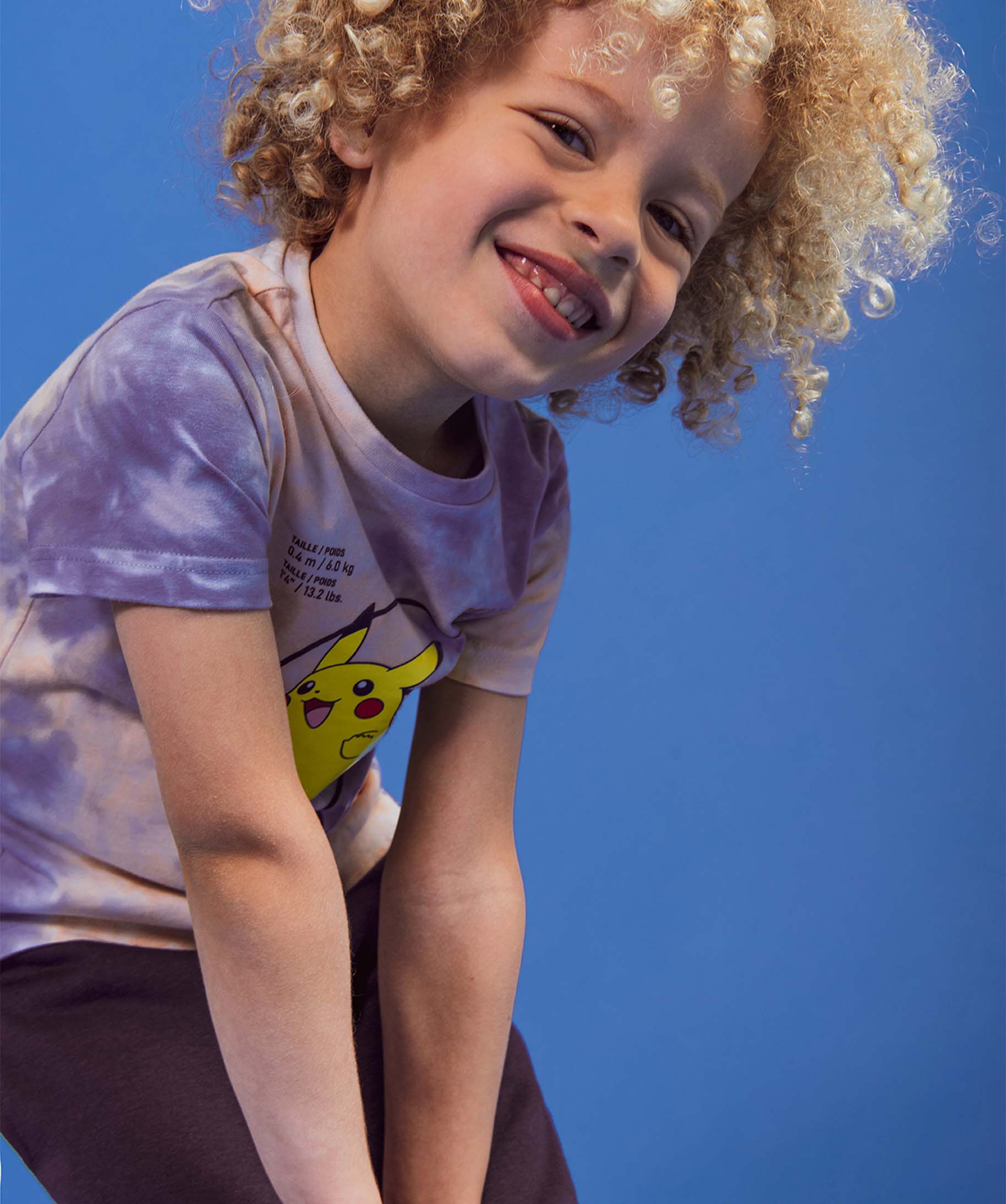 Tee-shirt Garçon à manches courtes tie-and-dye - Pokémon multicolore | GEMO