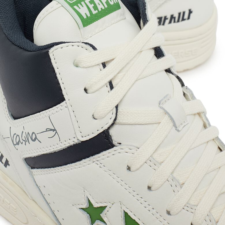 Converse x Kasina Weapon Mid Vintage vintage white
