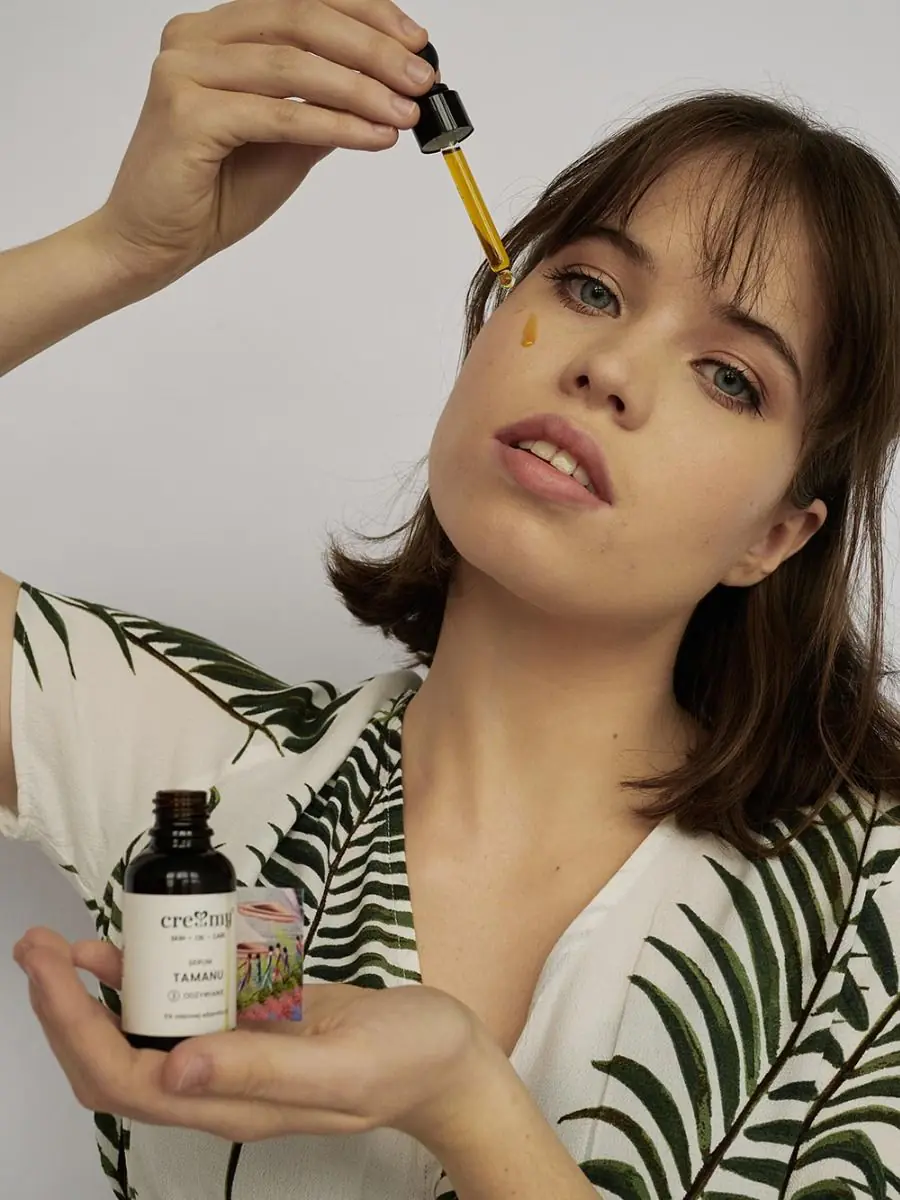 Kreminis „Tamanu“ lyginamasis veido aliejaus serumas su vitaminu C 5 %, 30 ml