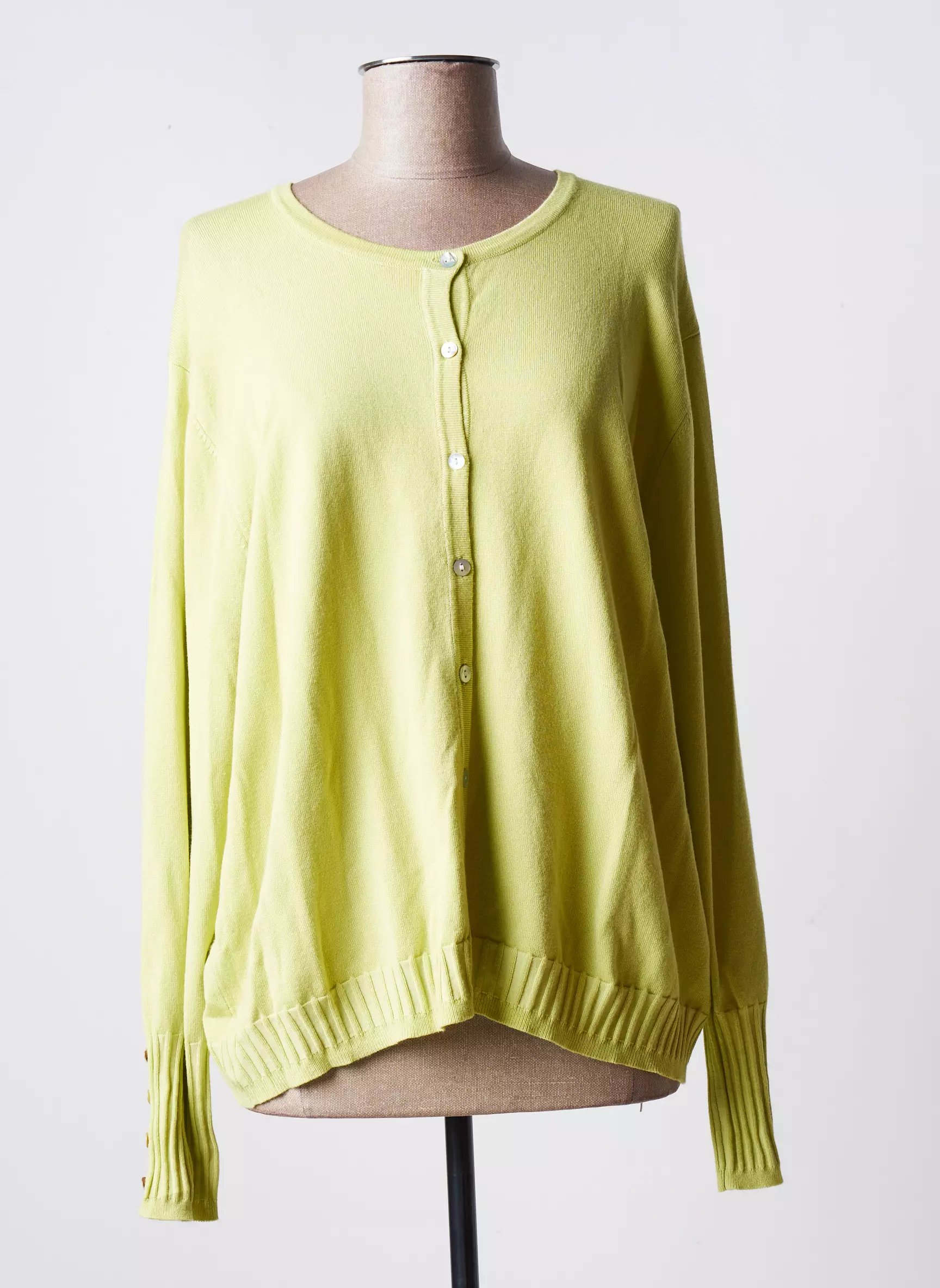 Marble Cardigans Femme couleur vert