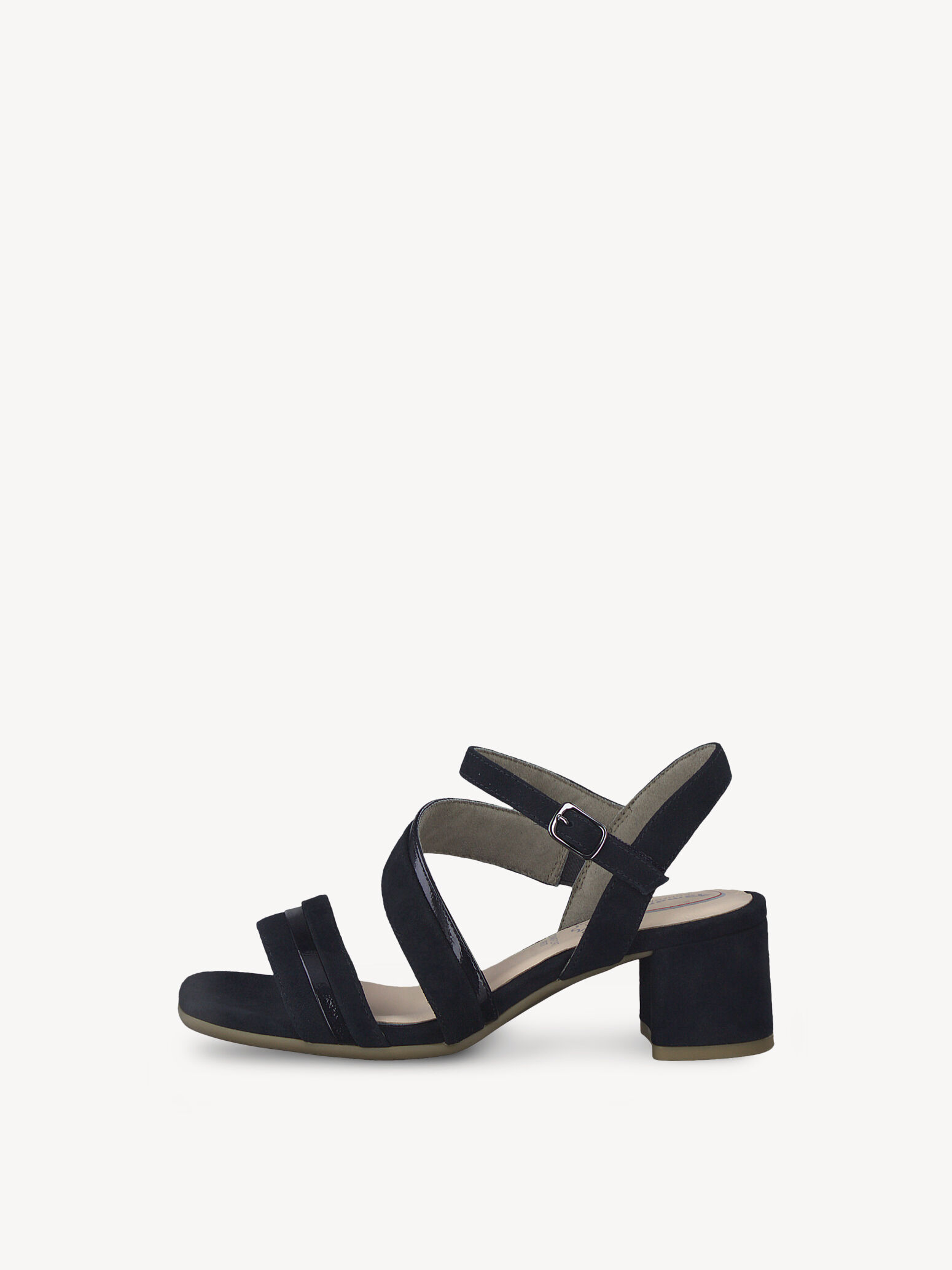 Sandale à talon - bleu