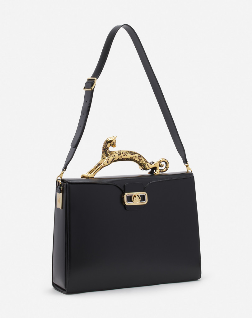 SAC PORTE-DOCUMENTS PENCIL LANVIN X FUTURE EN CUIR