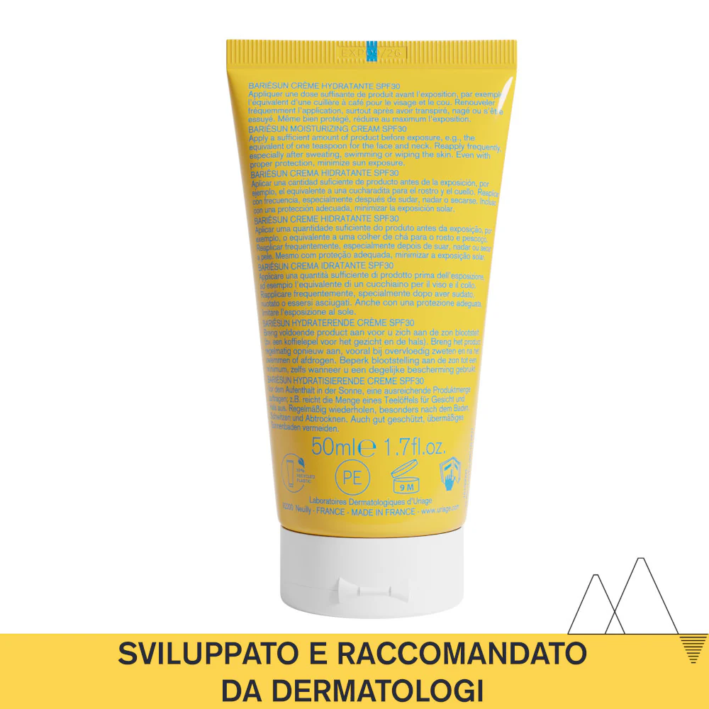 BARIESUN hidratáló naptej SPF30 - Magas védelemű arcra való naptej.