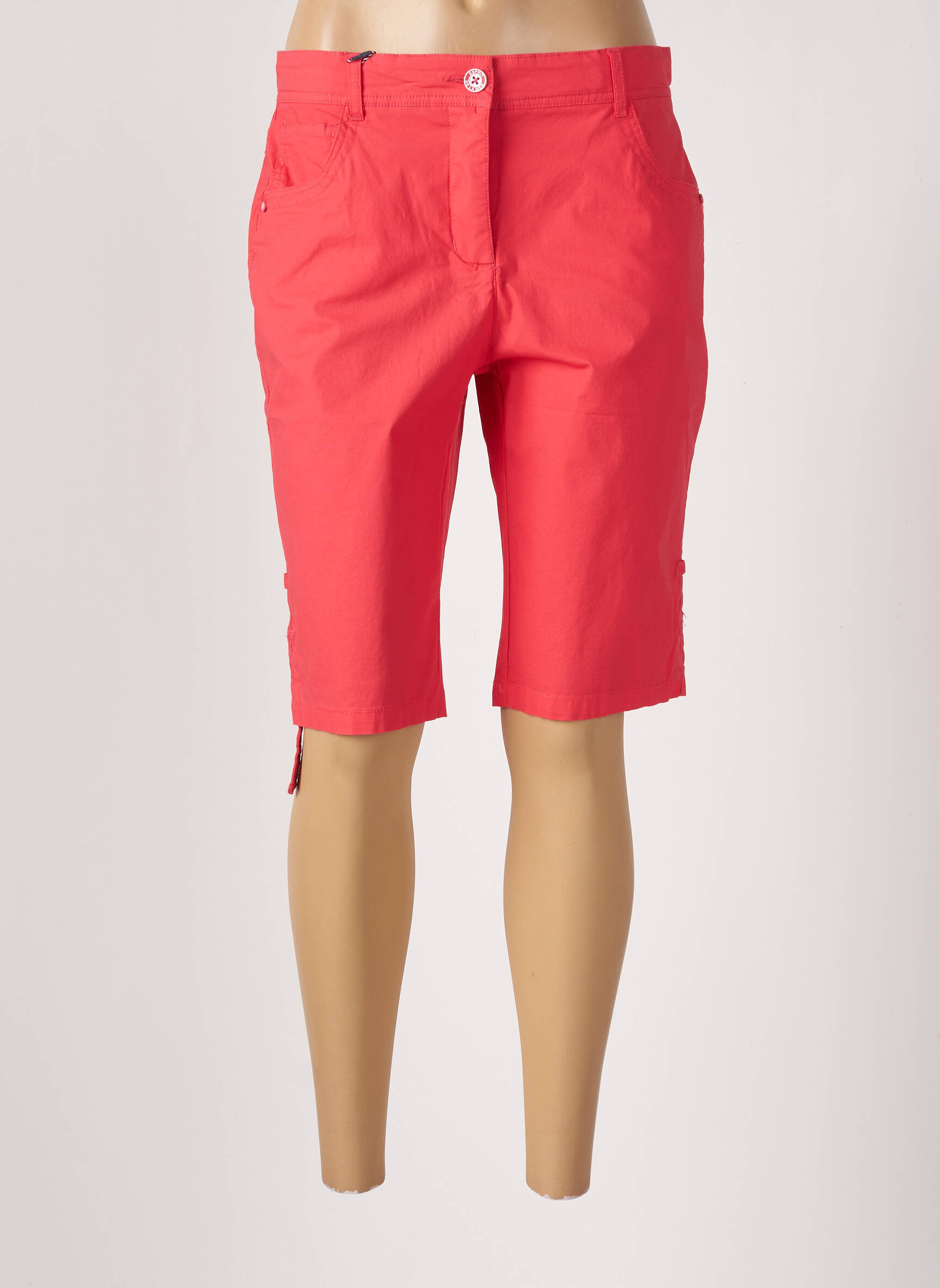 Esprit De La Mer Bermudas Femme couleur rouge