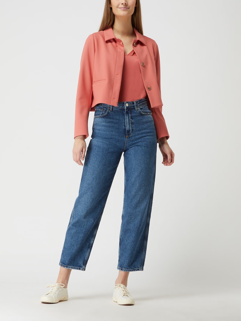 Blazer mit Stretch-Anteil in altrosa