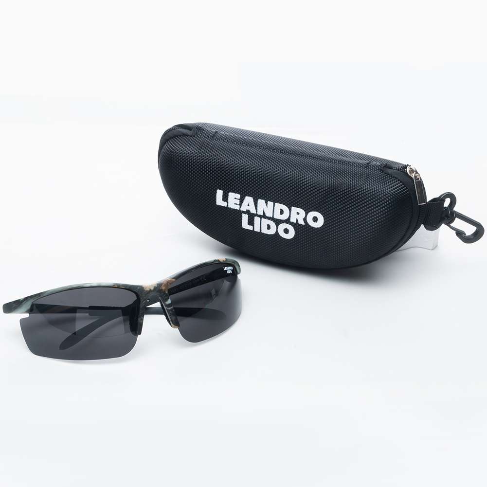 LEANDRO LIDO Power Sport Sonnenbrille camo/schwarz