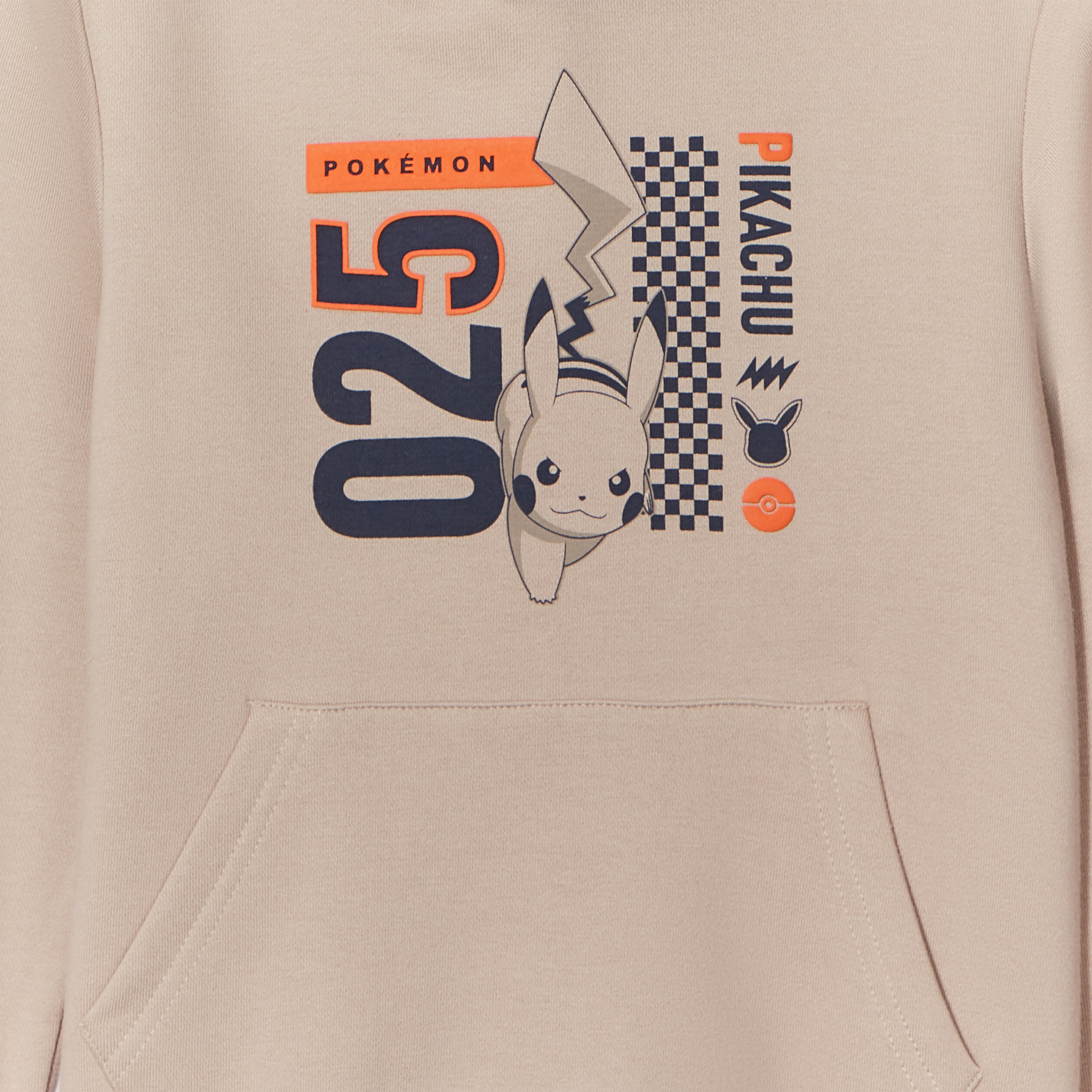Sweat à capuche hoodie coton Pokémon sable garçon | La Halle