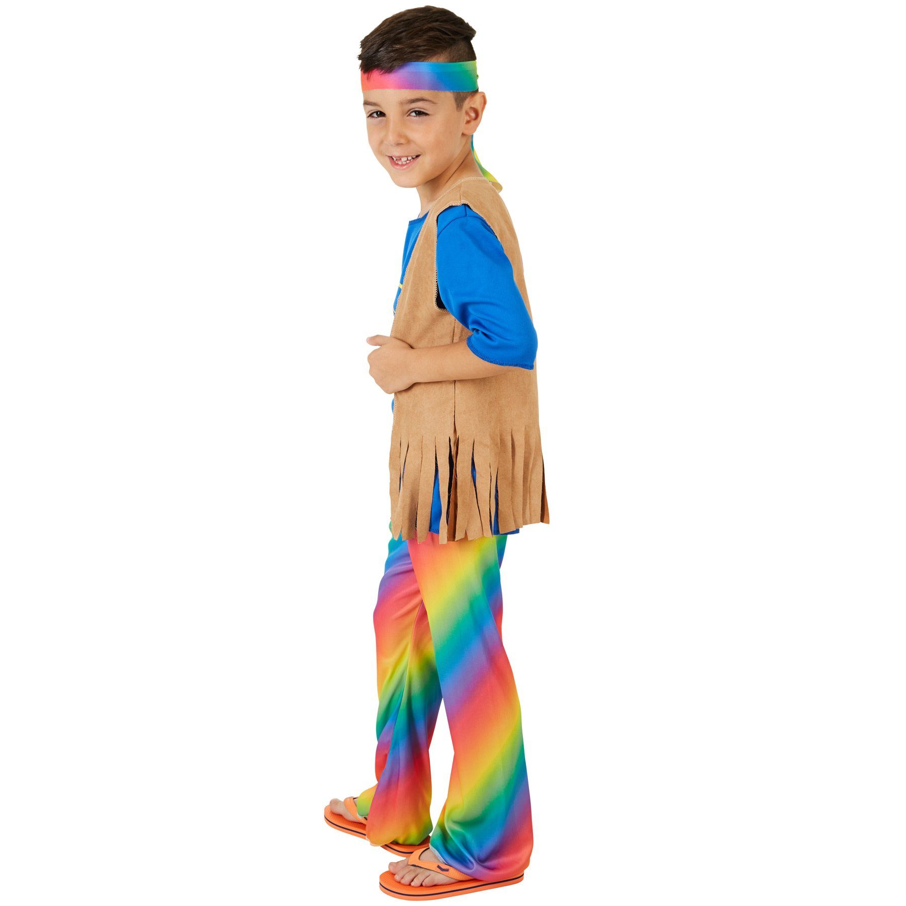 dressforfun Hippie-Kostüm Jungenkostüm Boy Peacemaker