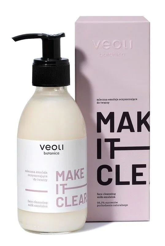 Veoli Botanica Make It Clear Γαλάκτωμα Καθαρισμού Προσώπου με Γαλάκτωμα