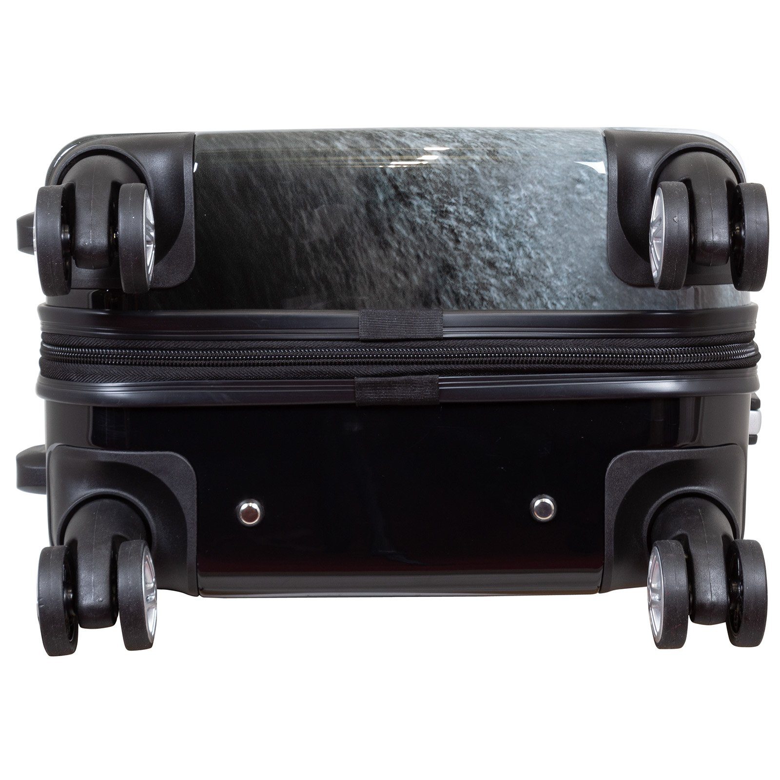 Trendyshop365 Hartschalen-Trolley Gorilla, bunter Koffer mit Tier-Motiv, 3 Größen, 4 Rollen, Zahlenschloss, Polycarbonat, Dehnfalte