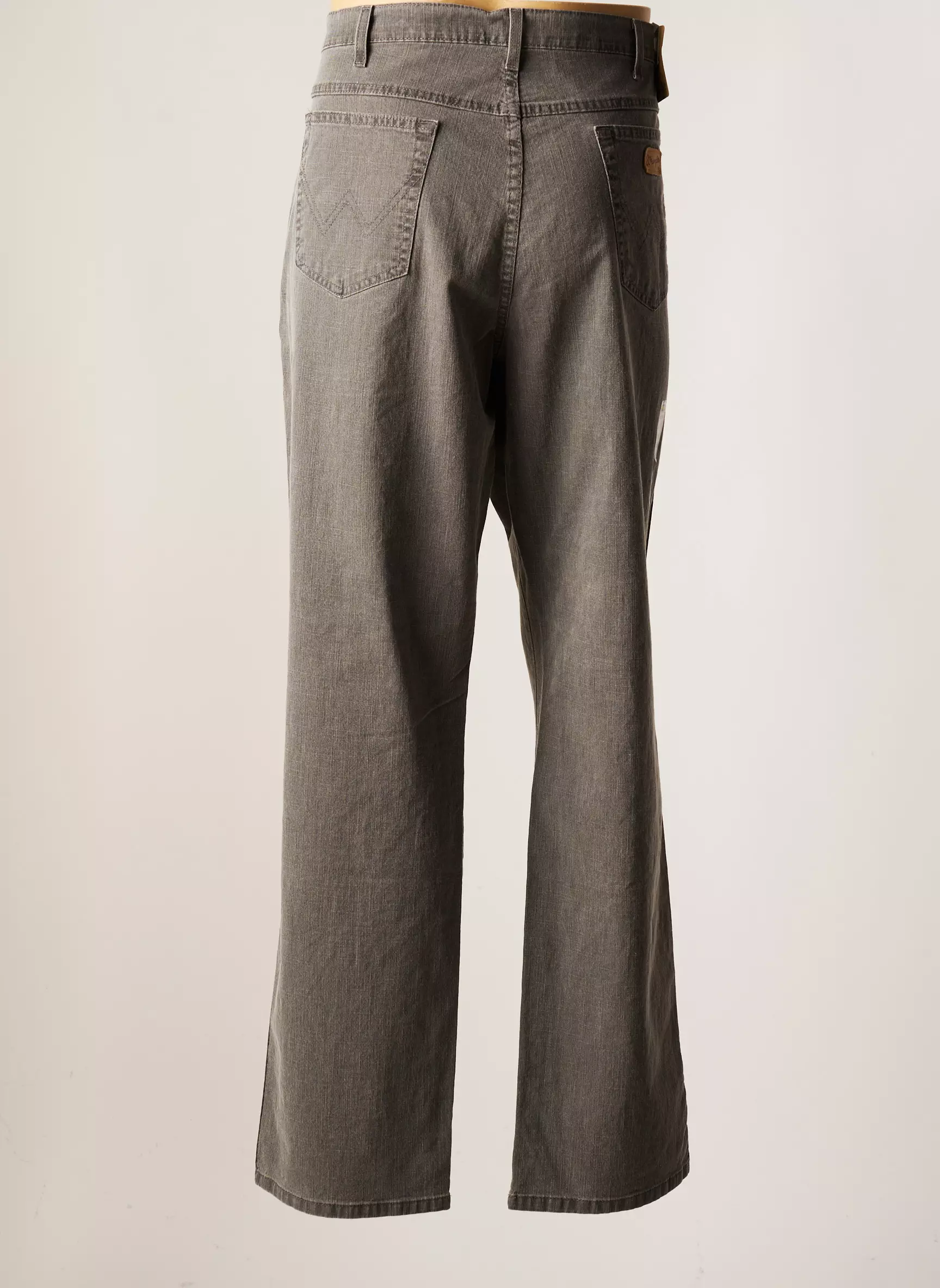 Wrangler Pantalons Droits Homme couleur gris