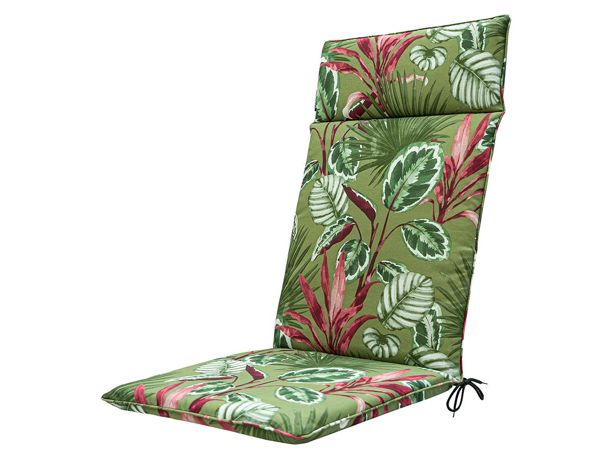 Madison Cala Green 120x50 Gartenstuhlkissen mit hoher Rückenlehne