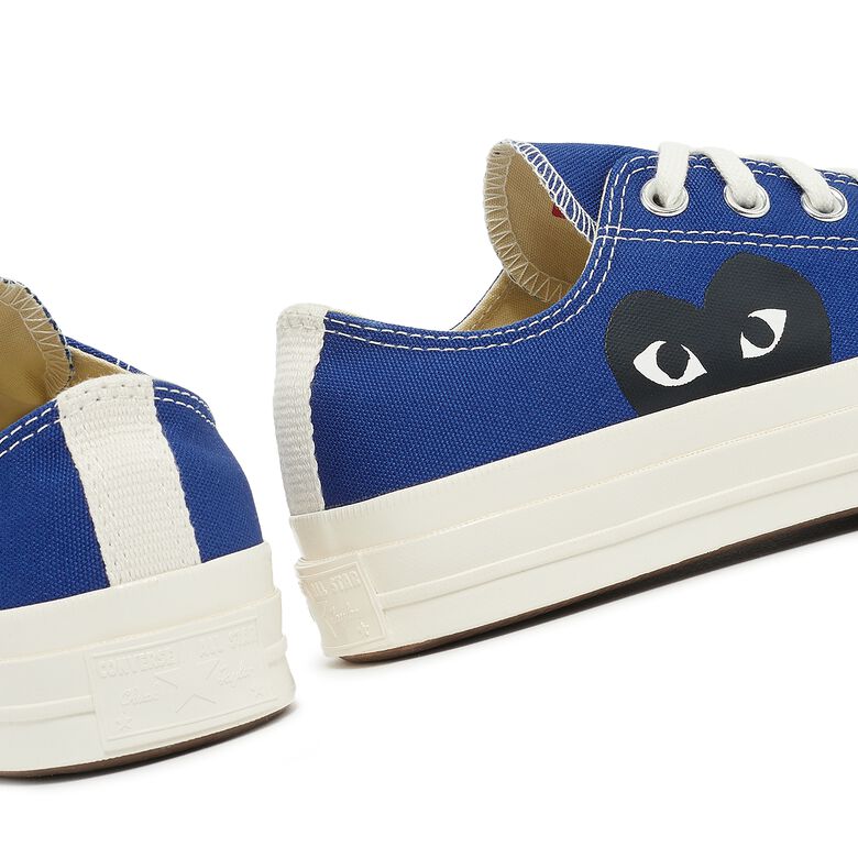 Comme des Garcons Play Black Heart Chuck Taylor All Star '70 Low blue
