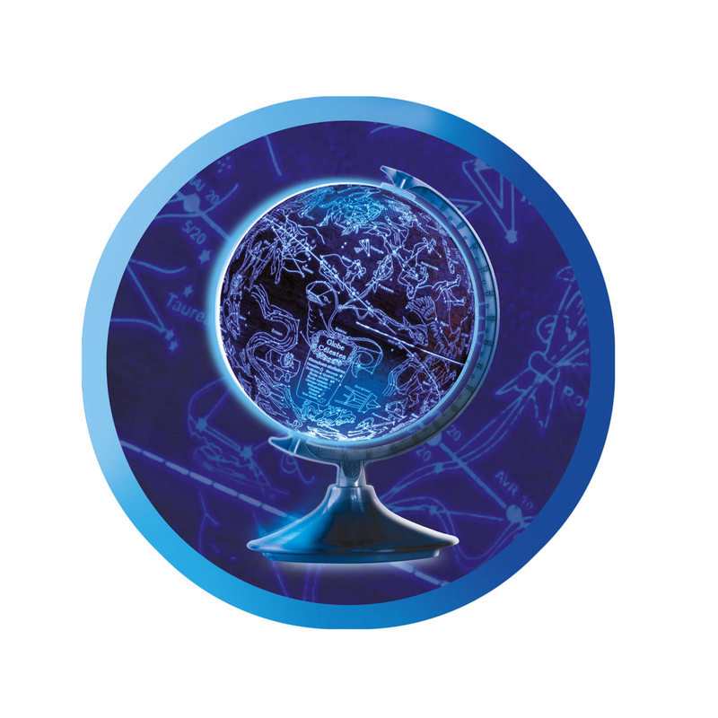 Globe terrestre jour / céleste nuit