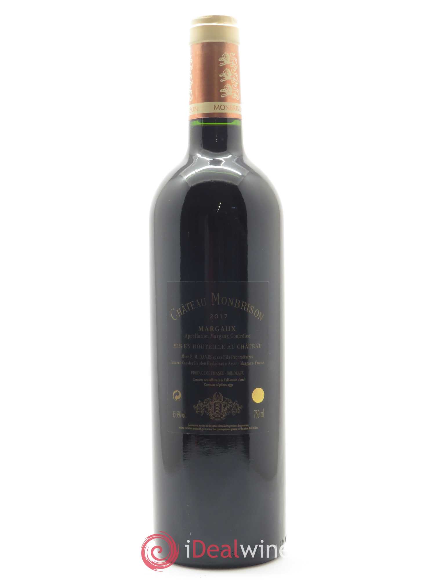 Château Monbrison (CBO à partir de 12bts) 2017 - Lot de 1 Bouteille