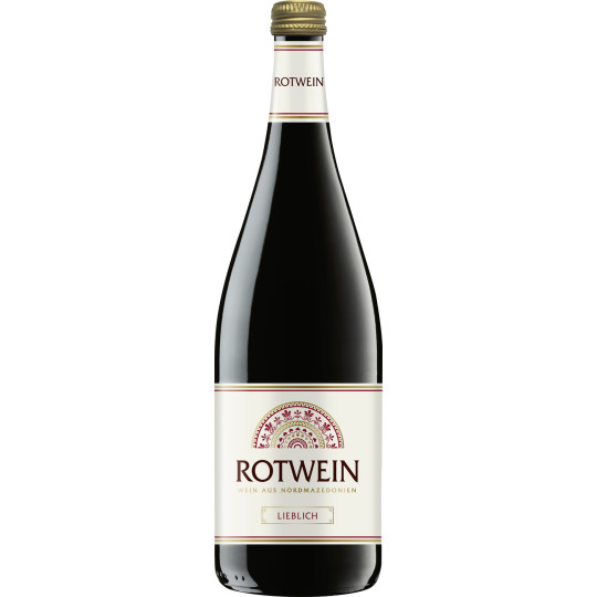 Rheinberg Kellerei Nordmazedonischer Rotwein lieblich 1L