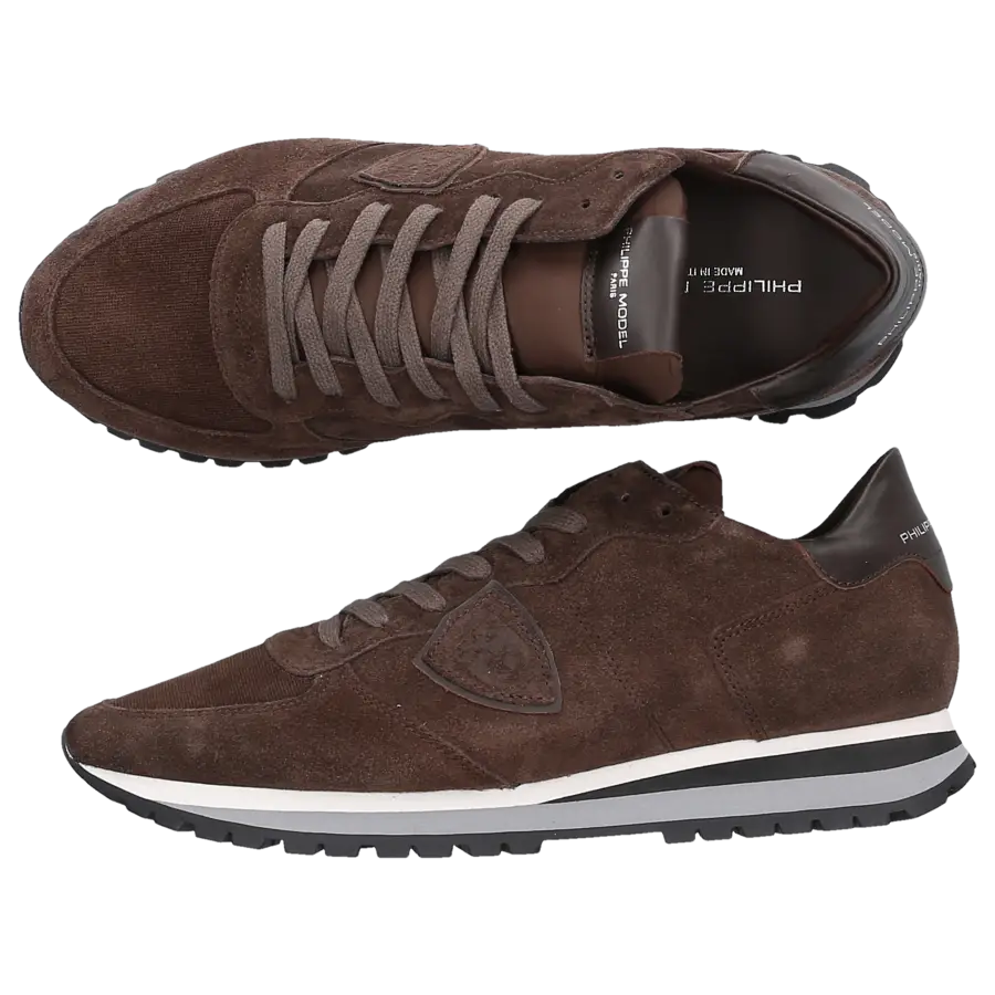 Philippe Model - Sneaker low TZLU Veloursleder - braun
