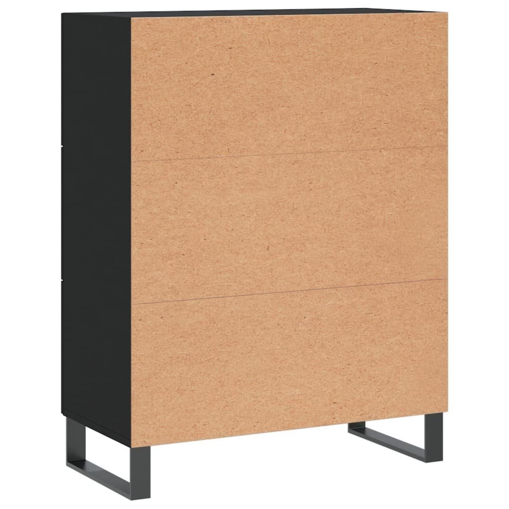 vidaXL Sideboard Sideboard Schwarz 69,5x34x90 cm Holzwerkstoff (1 St)
