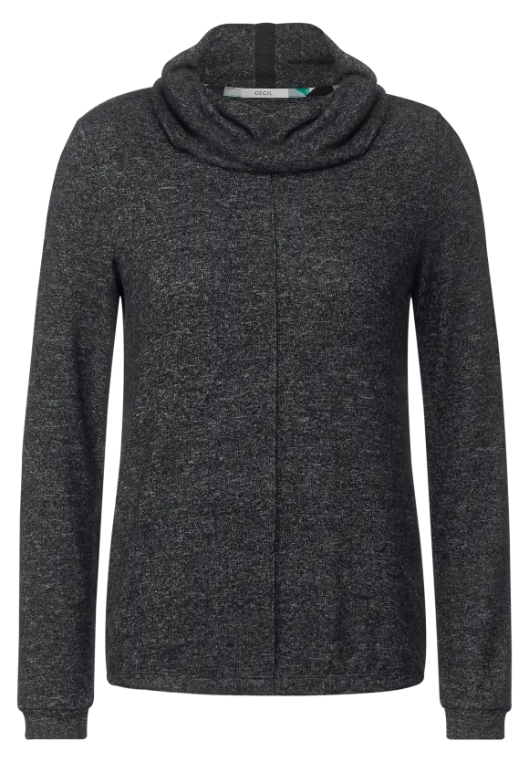CECIL Shirt mit Volumenkragen