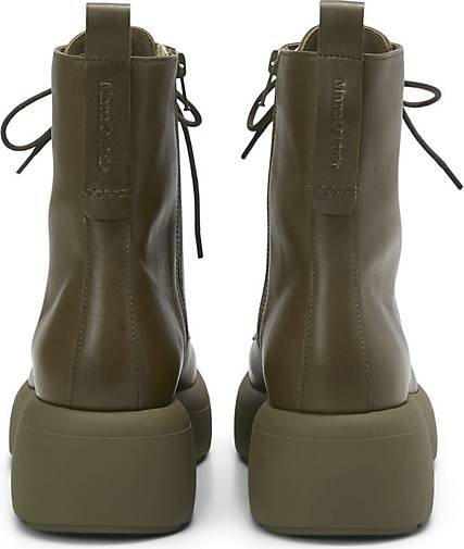 Marc O'Polo Schnürstiefel aus glattem Kalbleder