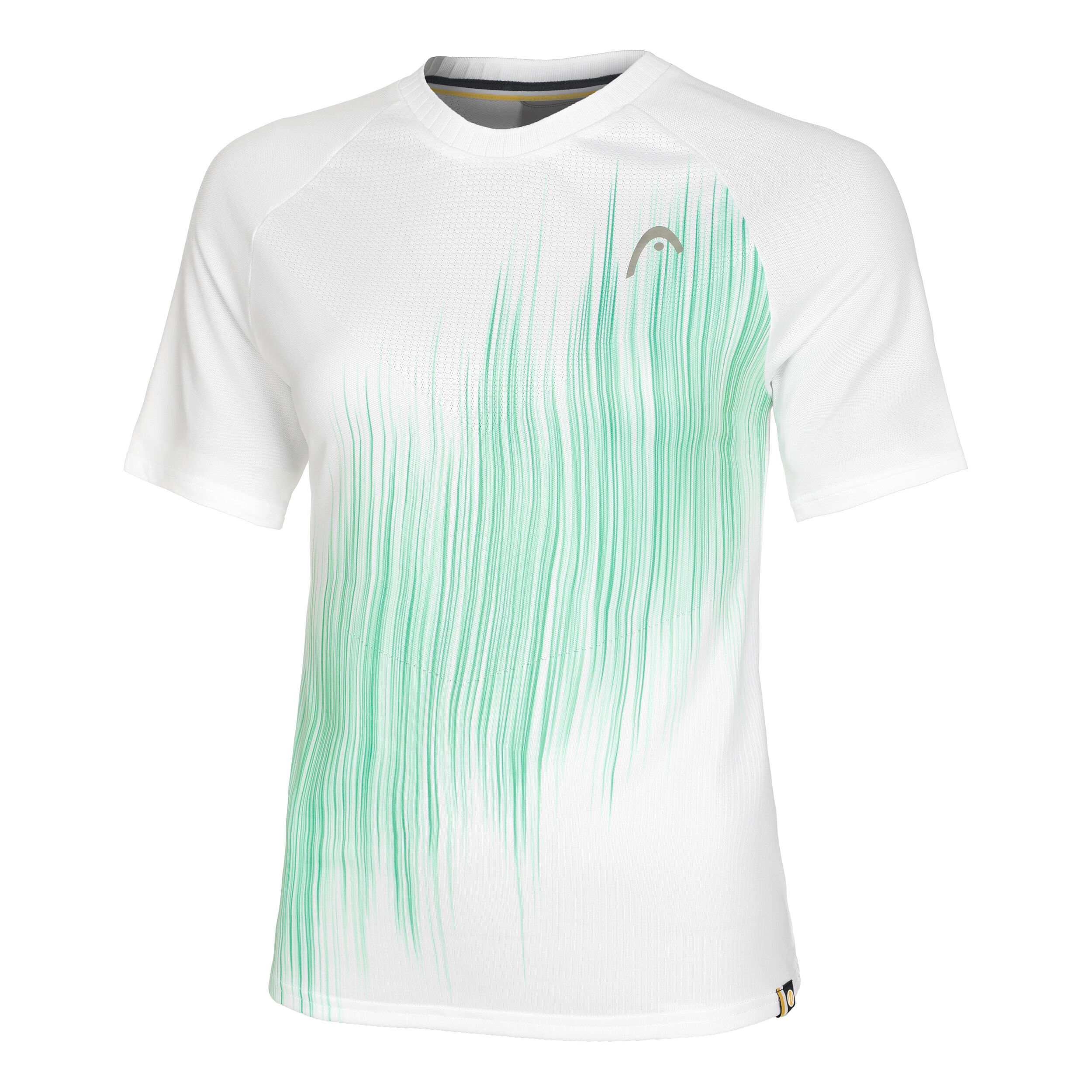 Performance T-Shirt Damen - Weiß, Türkis