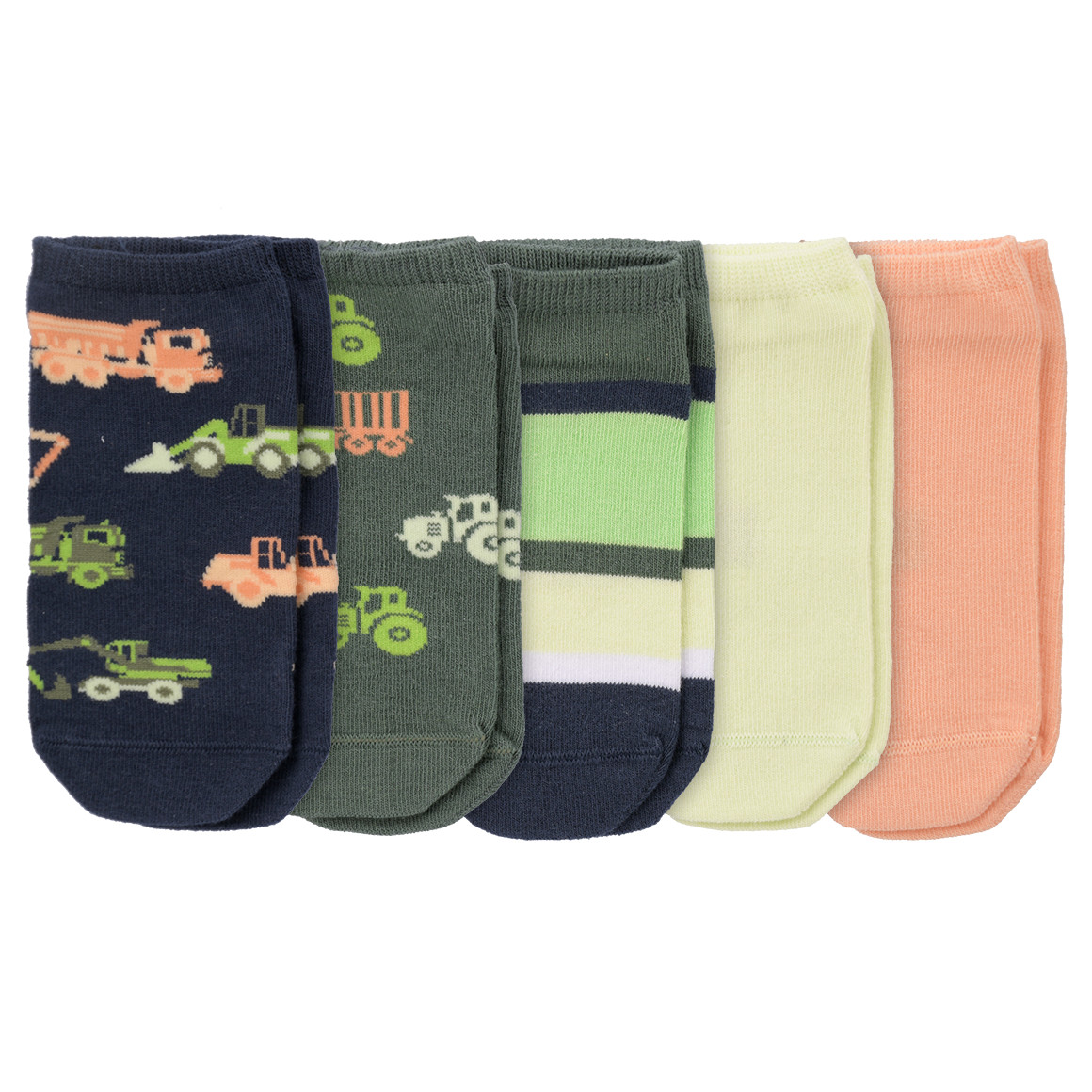5 Paar Jungen Sneaker-Socken im Set