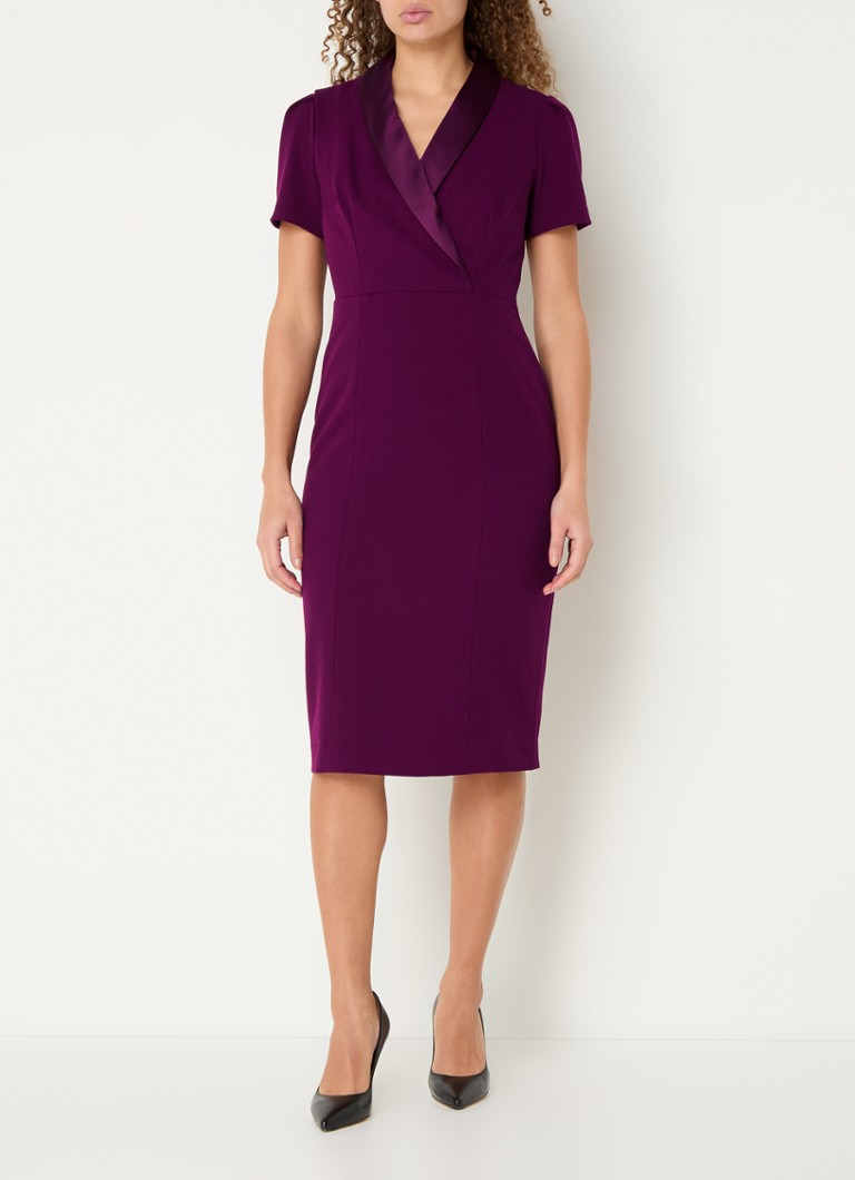 Vestido túnica corto Hobbs Amira con cuello