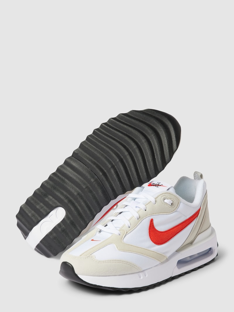 Sneaker mit Kontrastbesatz Modell 'Dawn' in beige