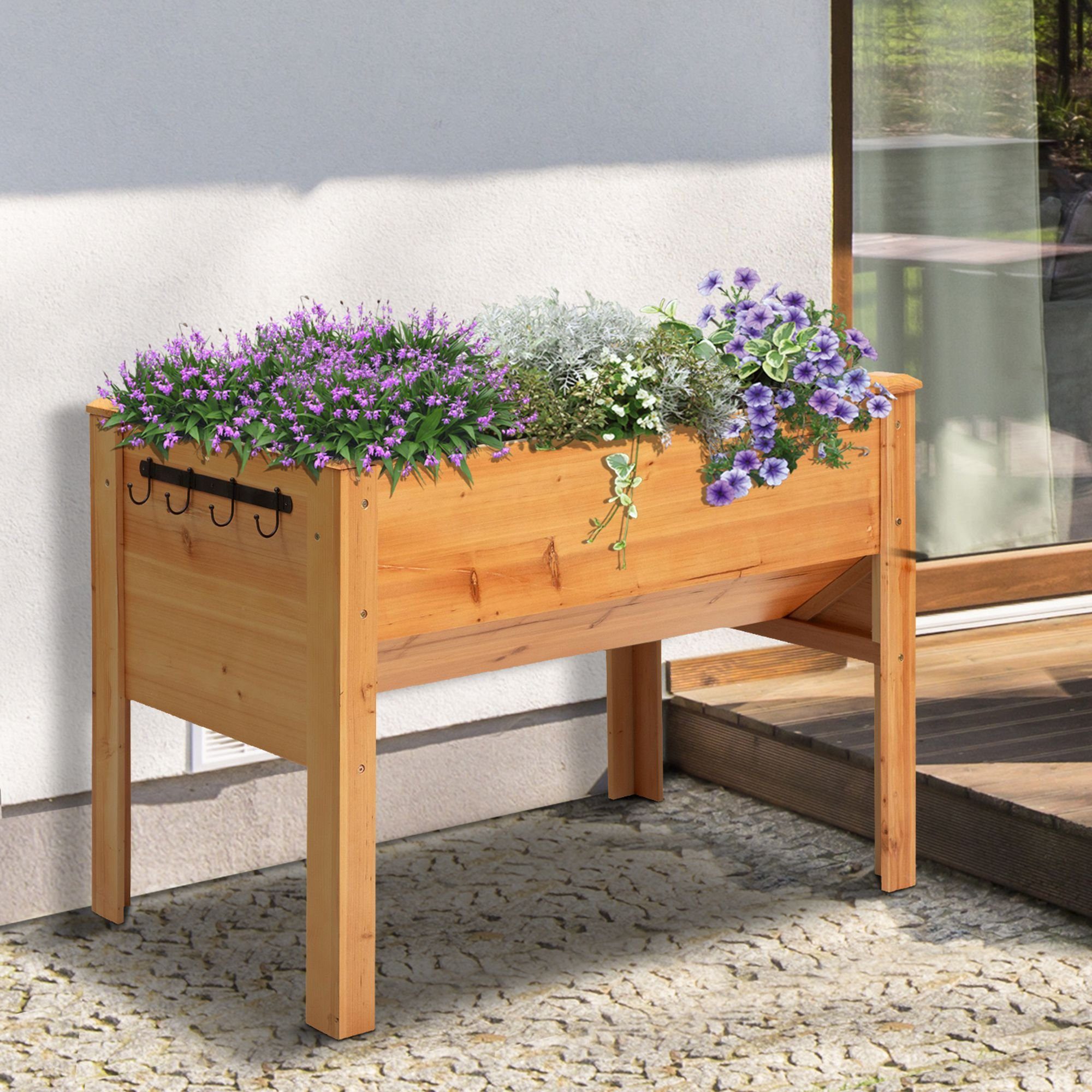 Outsunny Hochbeet aus Holz