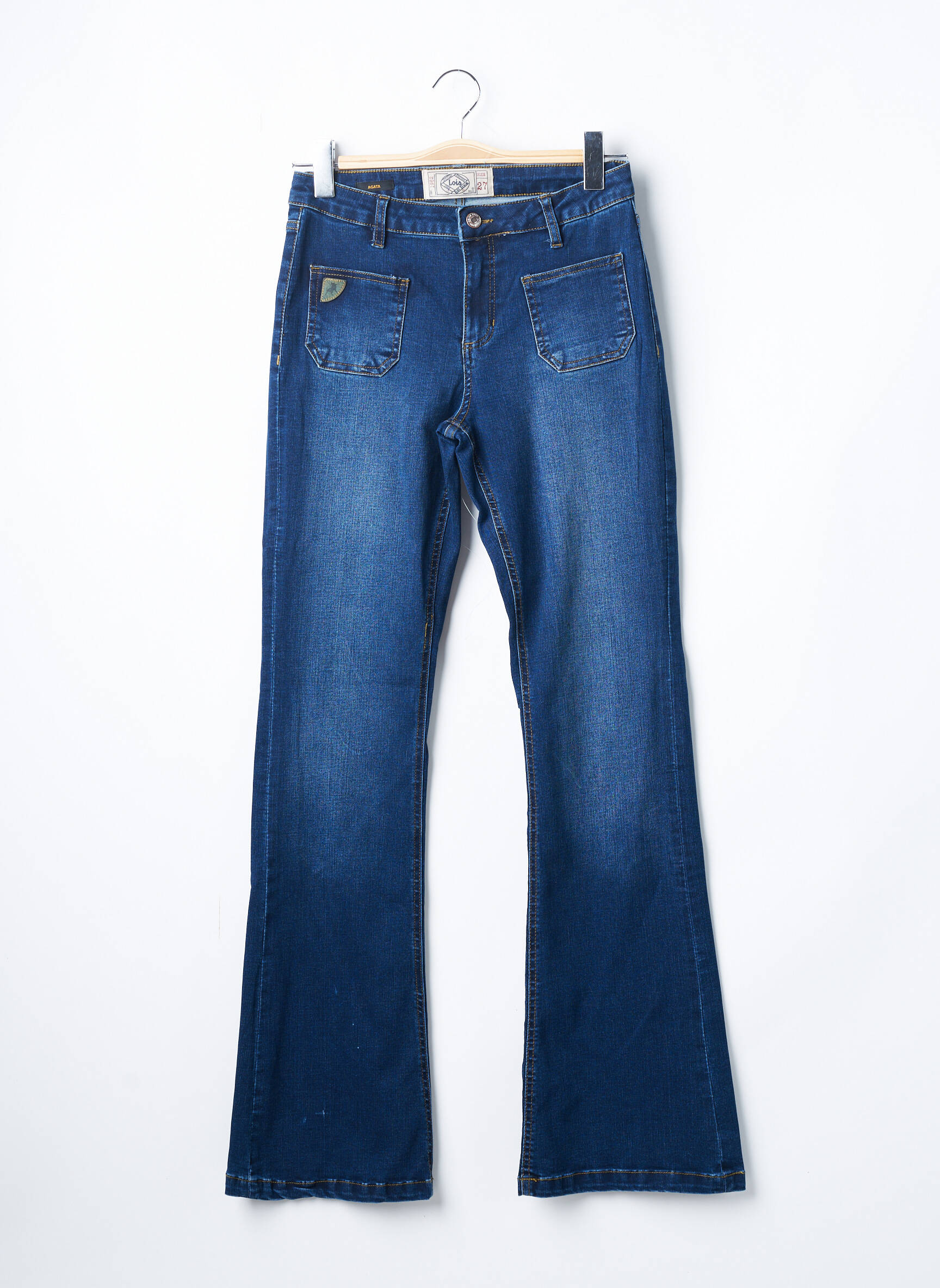 Lois Jean Flare Femme couleur bleu