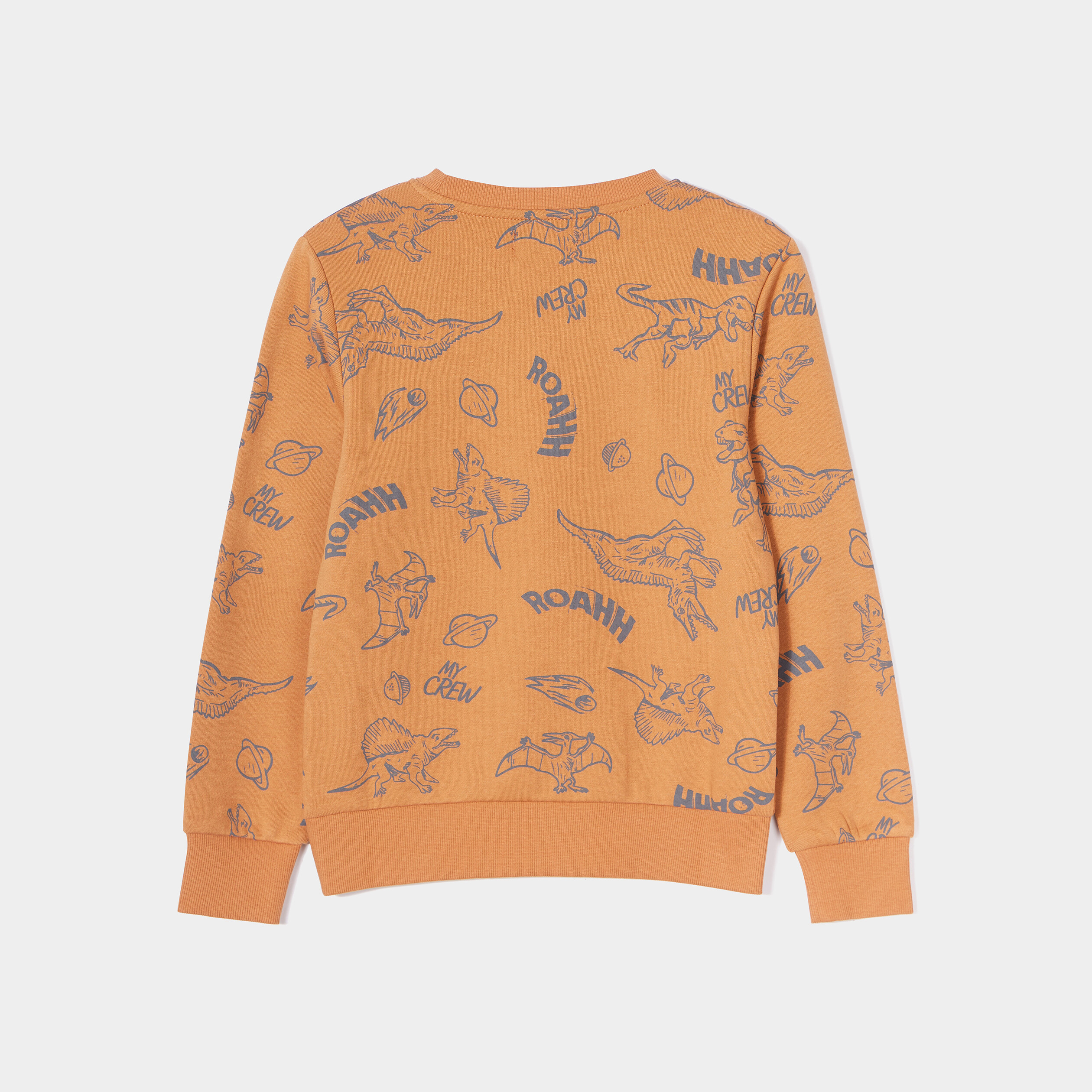 Sweat manches longues camel garçon | La Halle