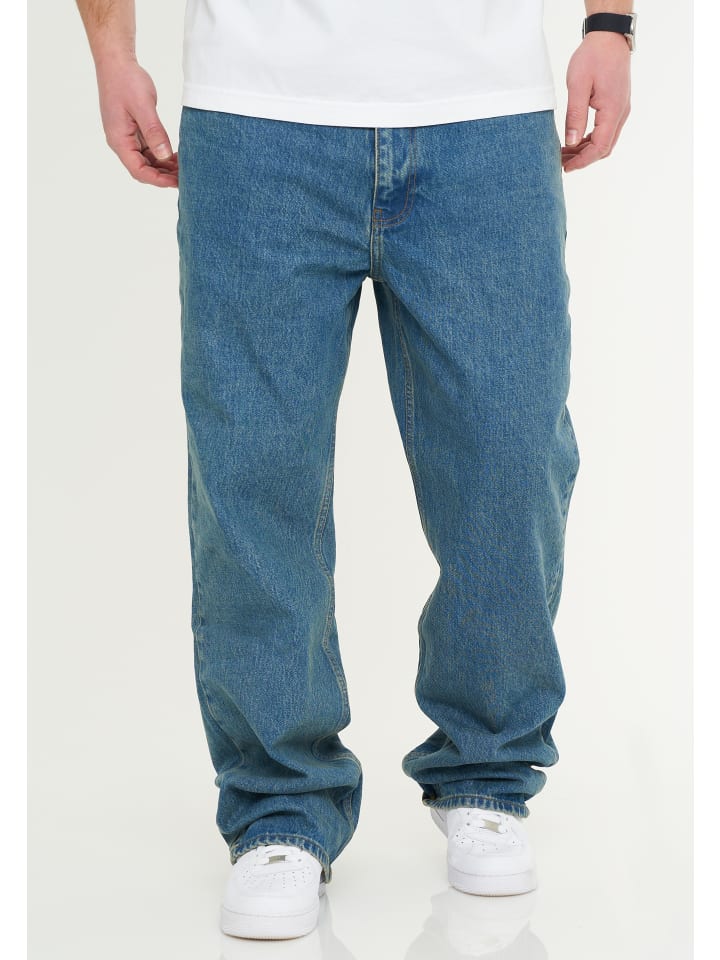DAILY COTTON Jeans - DCCOTIA Lange Hose Loose-Fit Baggy in Vintage Blue günstig kaufen