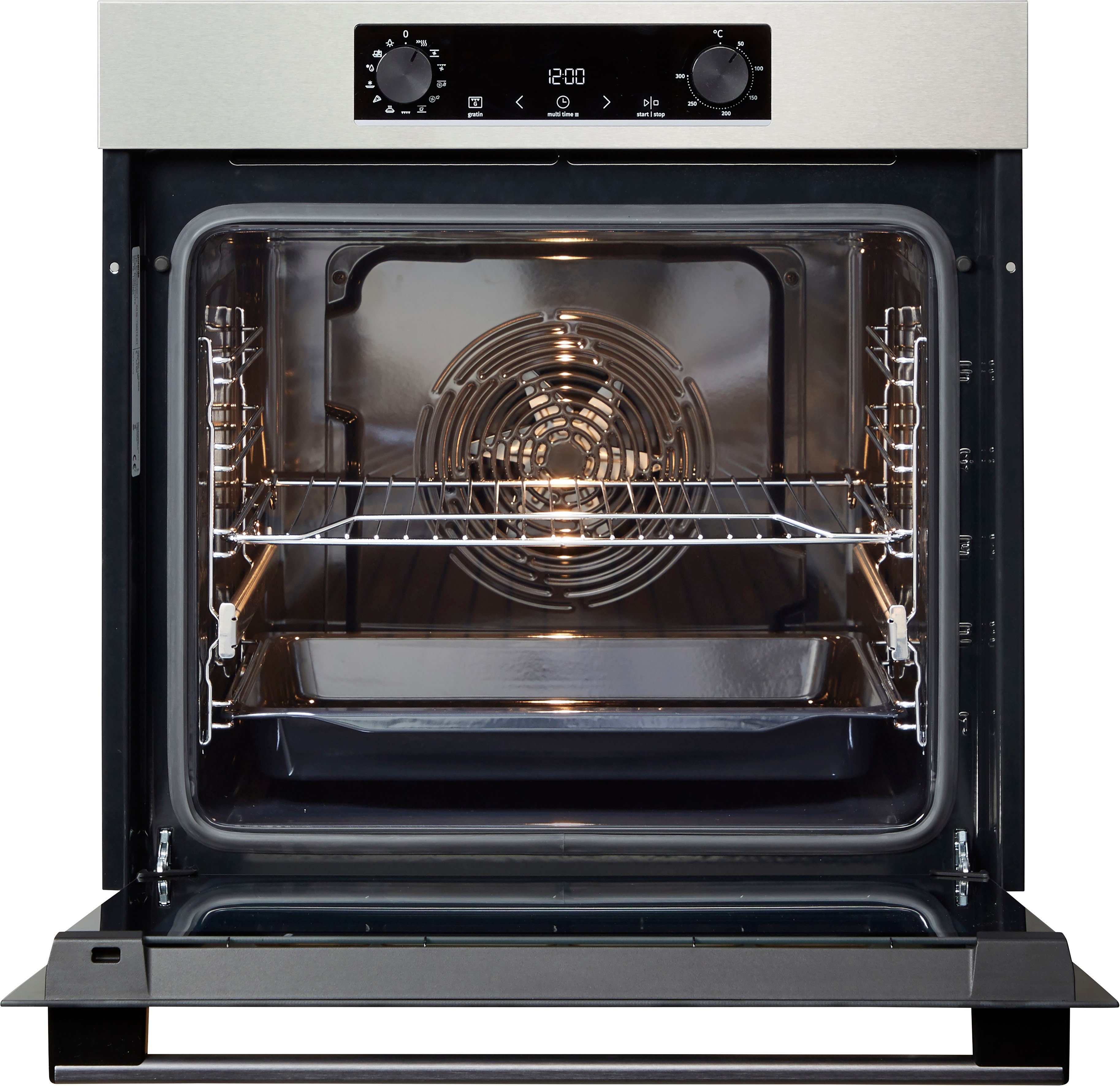 GORENJE Backofen-Set Pacific Backofen-Set Basic 2021, mit 1-fach-Teleskopauszug, Aqua Clean
