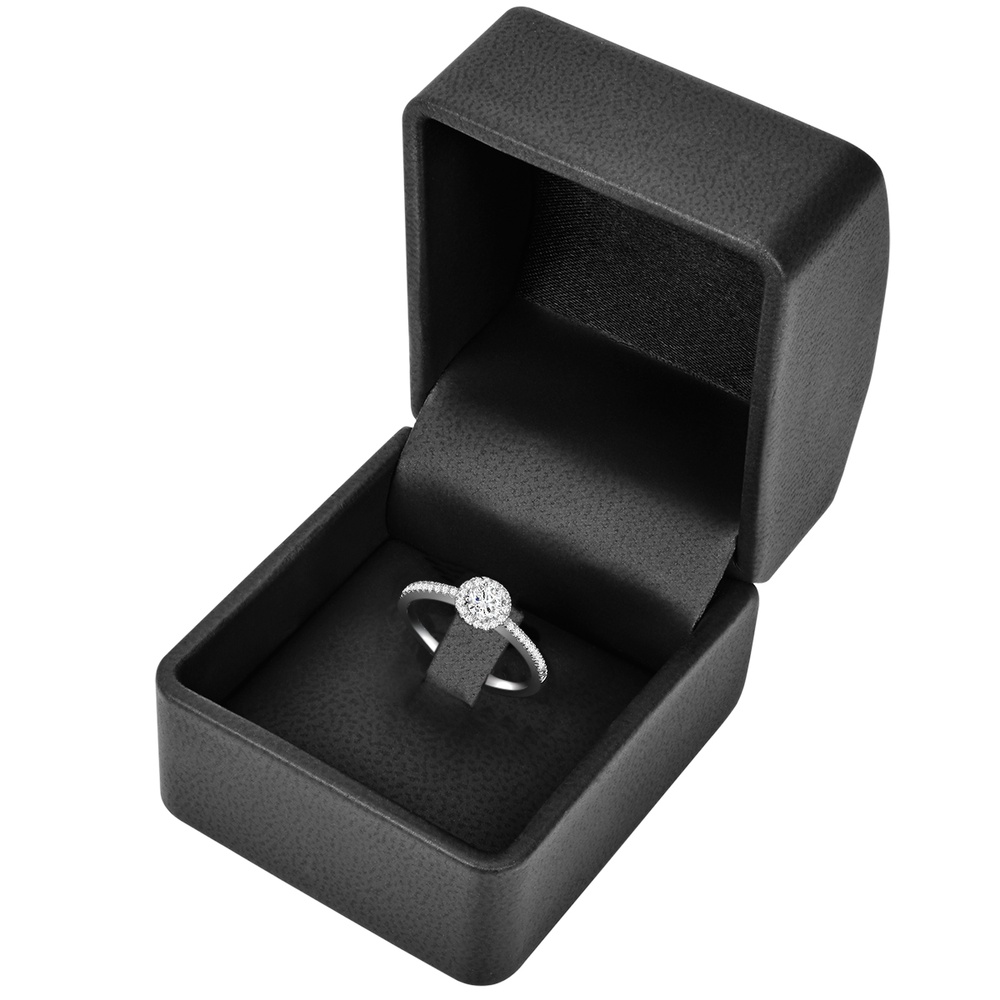 Trilani Bague en argent Argent sterling Oxyde de zirconium (CZ) en Argent Bague