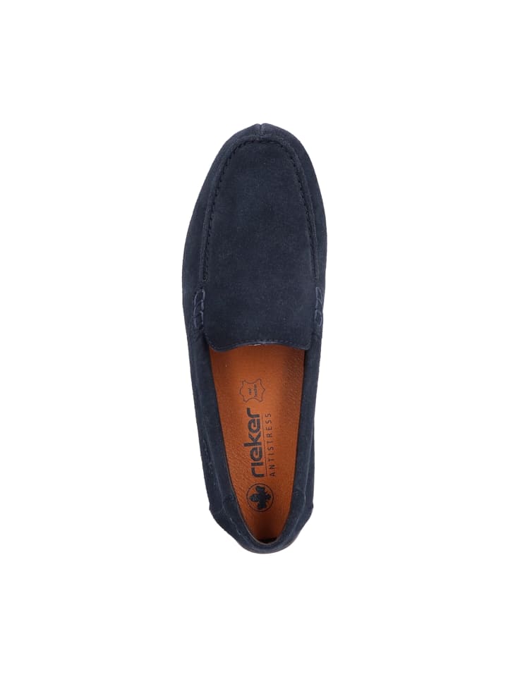rieker Klassische Slipper in Blau günstig kaufen