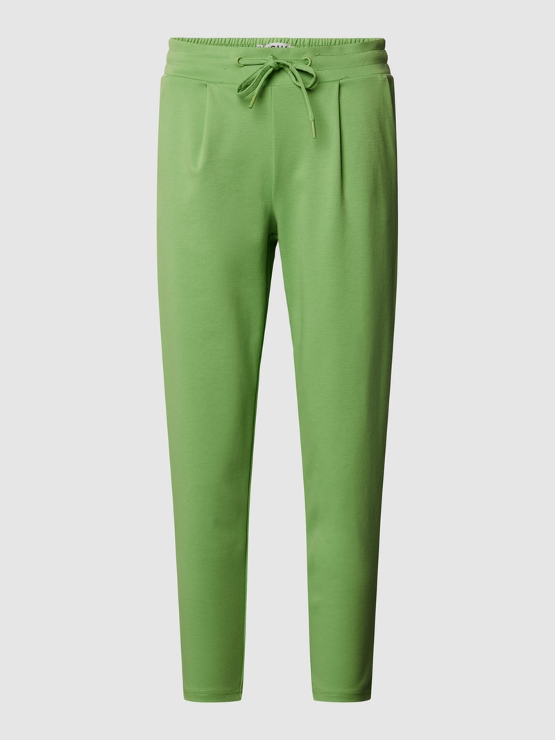 Stoffhose mit Eingrifftaschen in grün