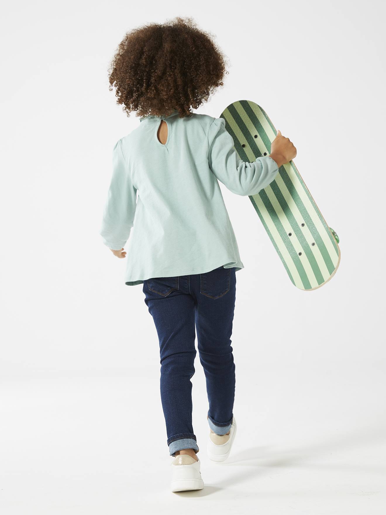 Vertbaudet Mädchen Blusenshirt BASIC - weiß