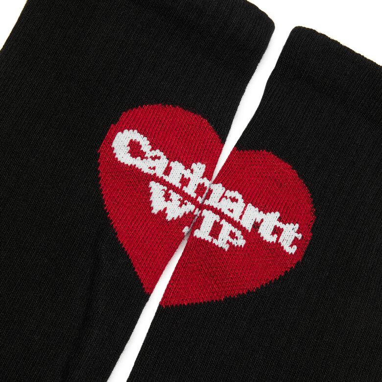 Carhartt WIP Heart Socks Black