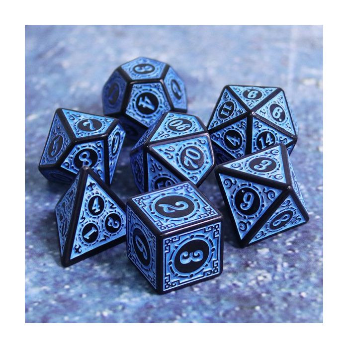 Magic Flame (Blue) dice set