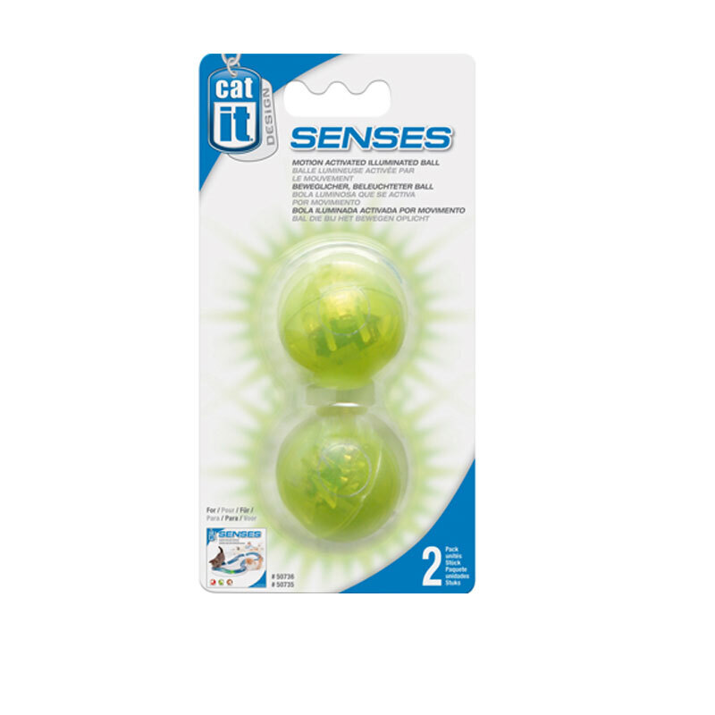 Catit Spielmäuse & Bälle Catit Fire-Ball 2er-Pack für Senses Spielschine