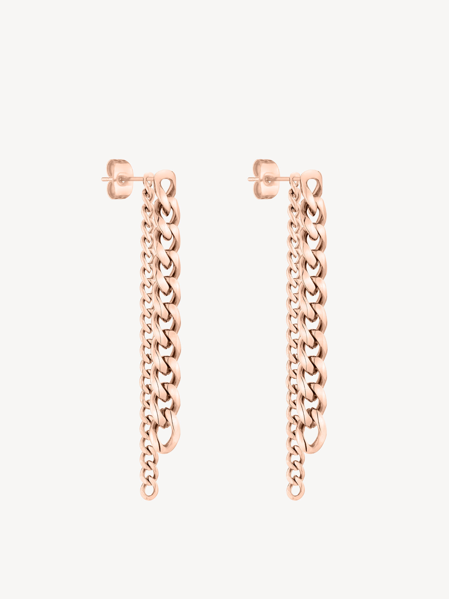 Boucles d'oreille - or rose