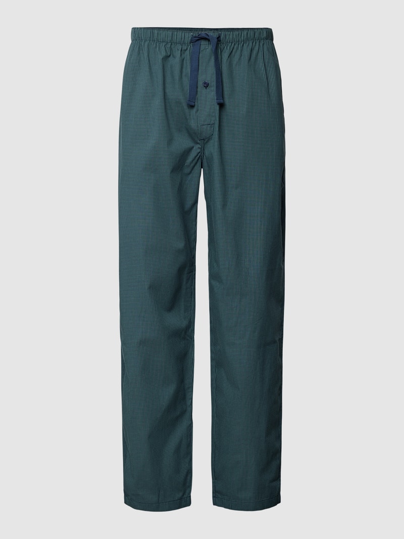 Pyjama-Hose mit elastischem Bund und Tunnelzug in lindgrün