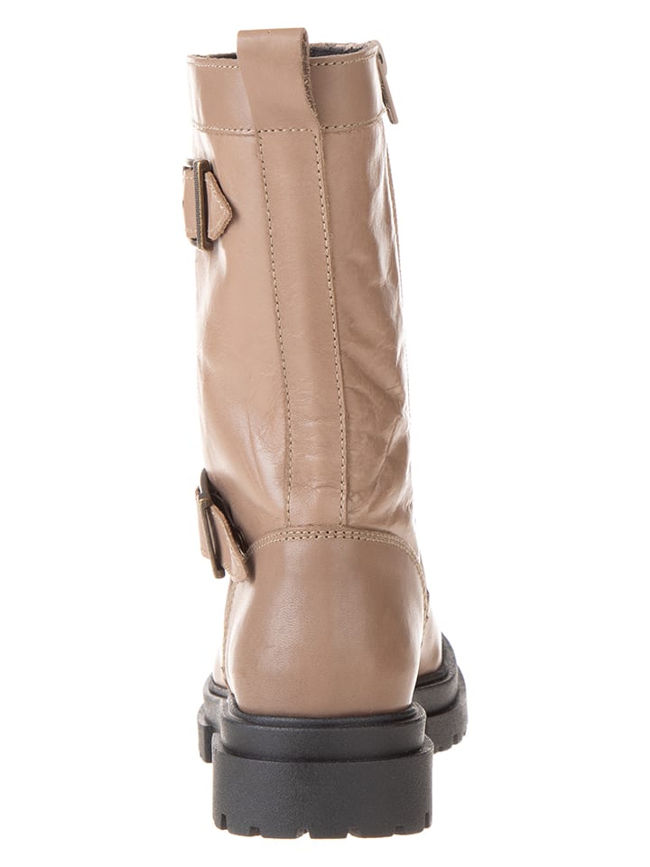 lamino Leder-Boots in Rosa günstig kaufen