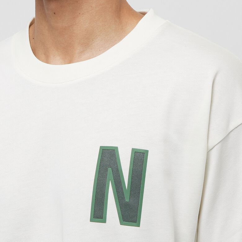 Norse Projects Simon Loose Organic Heavy Jersey Large N T-Shirt ecru