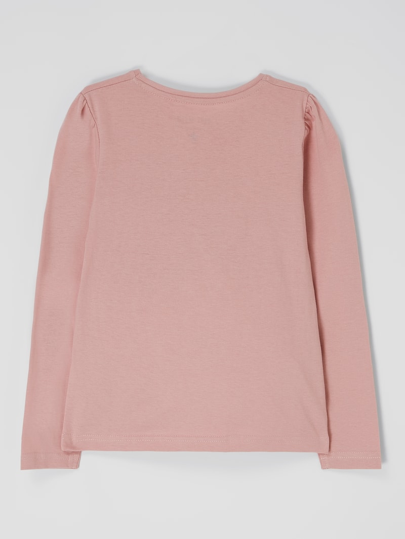 Longsleeve mit Print in altrosa