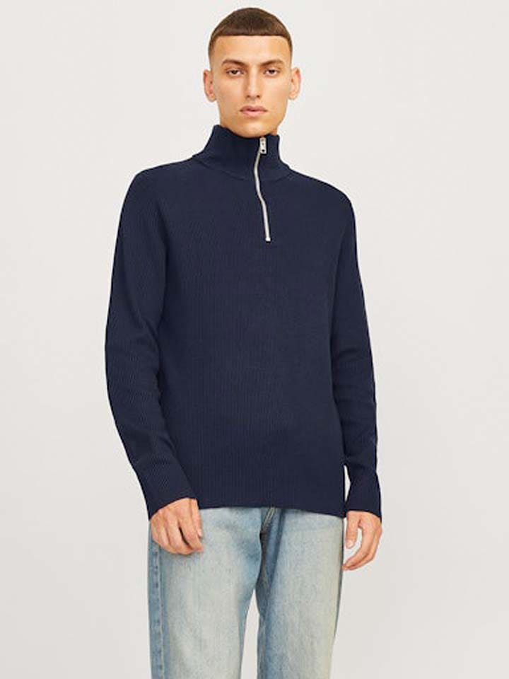 Jack & Jones Pullover in Dunkelblau günstig kaufen
