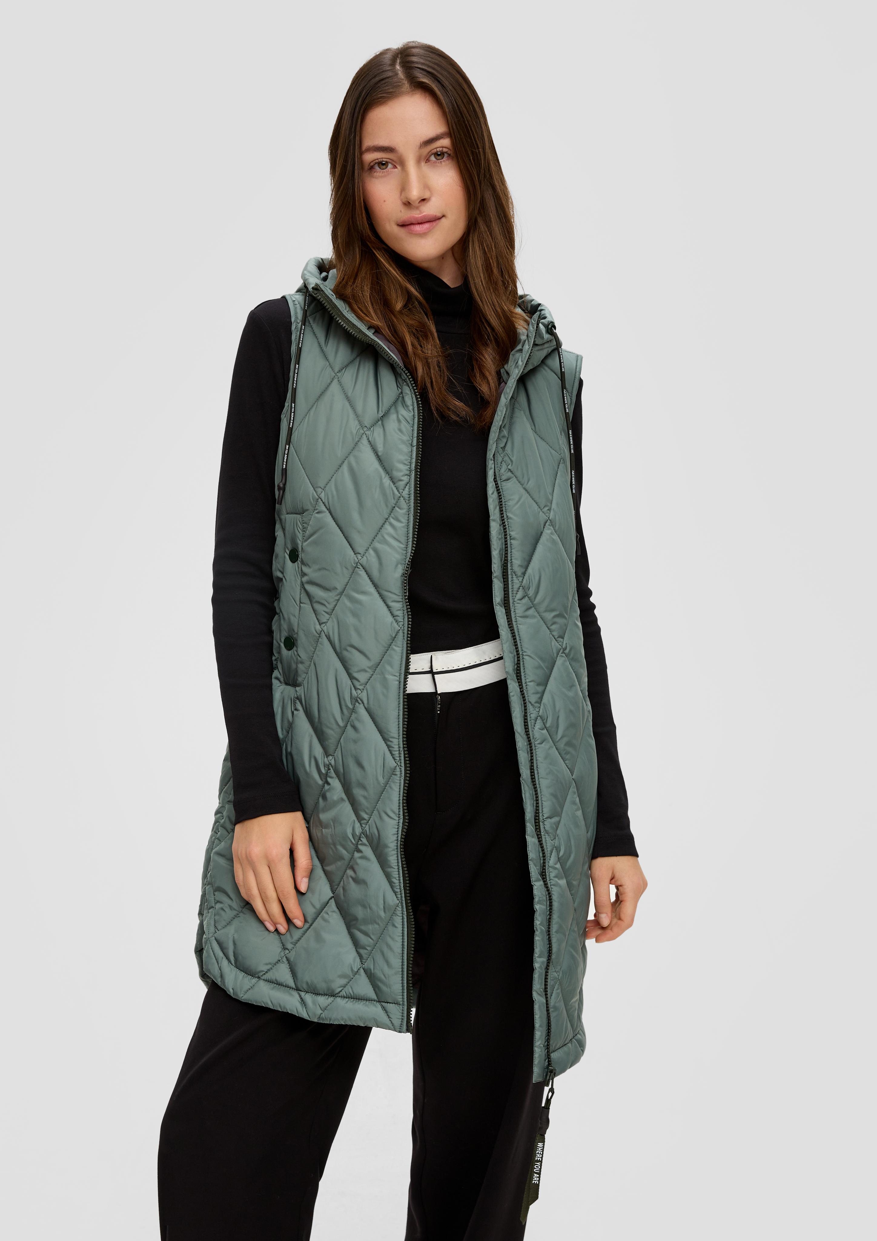 Leichte Steppjacke mit Kapuze  2140310-7816