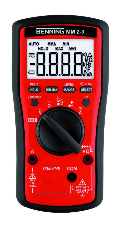 Benning 044693 MM 2-3 digitalni multimeter TRUE RMS