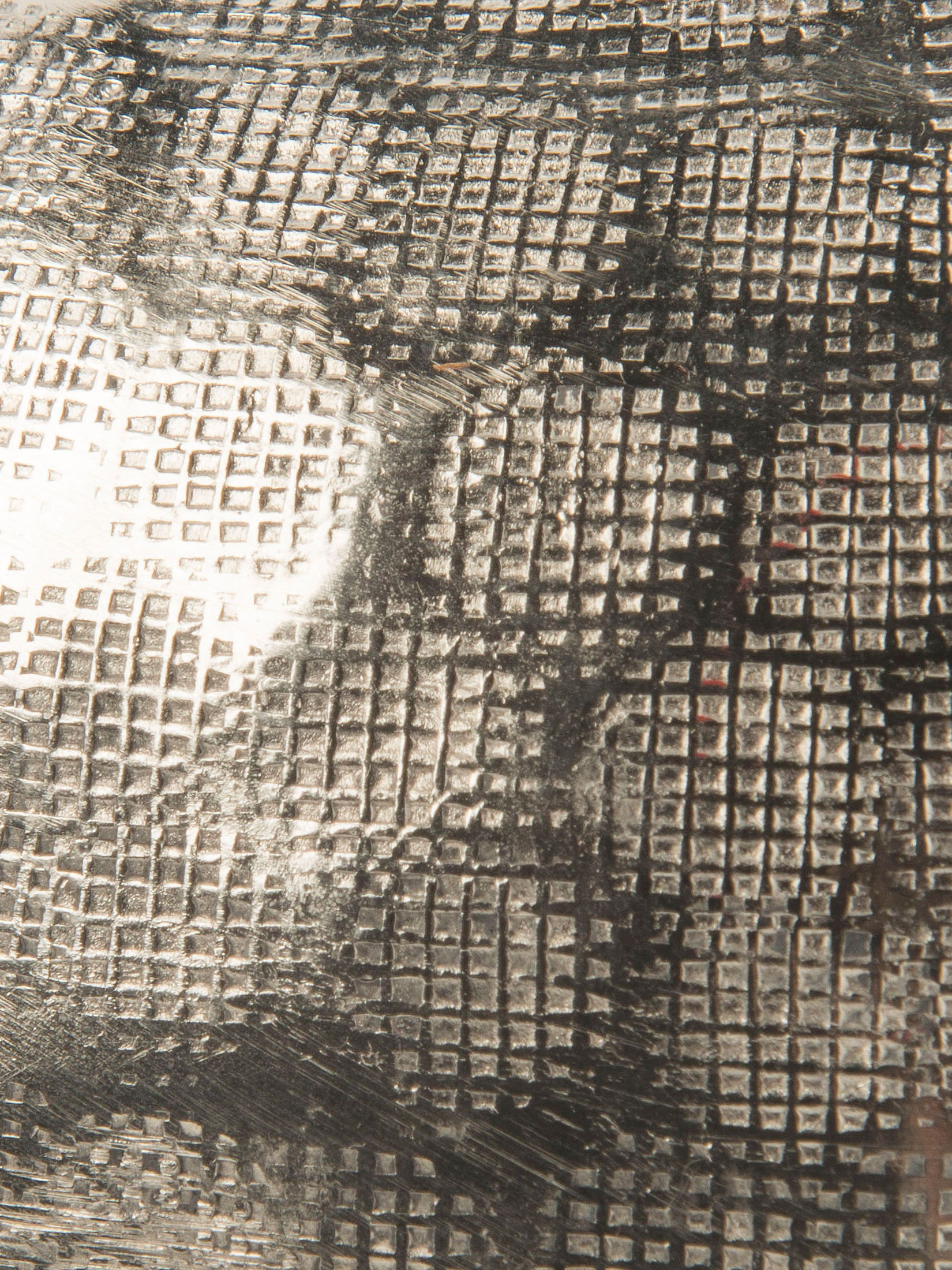 Silver Net Deko-Vase, Silber