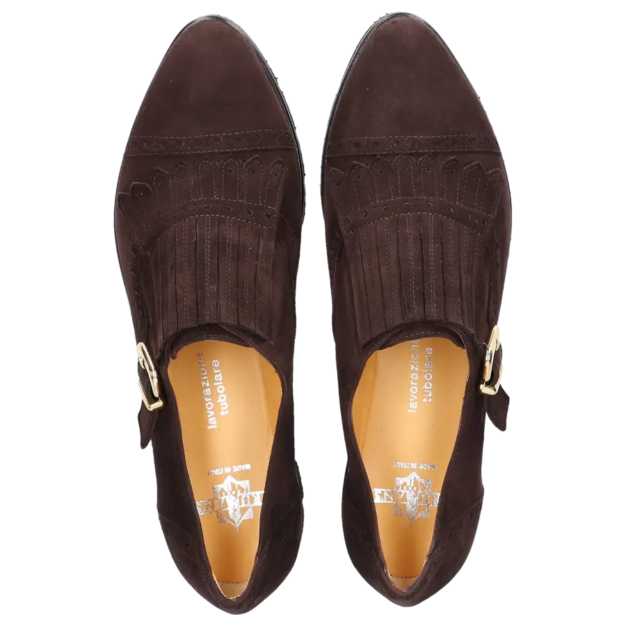 Truman's - Monk Schuhe 8427 Veloursleder - braun